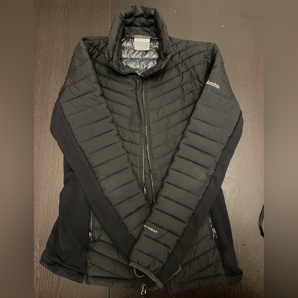 Columbia ‘Omni Heat’ Interchangable puffy with stretch panels | Women’s XS